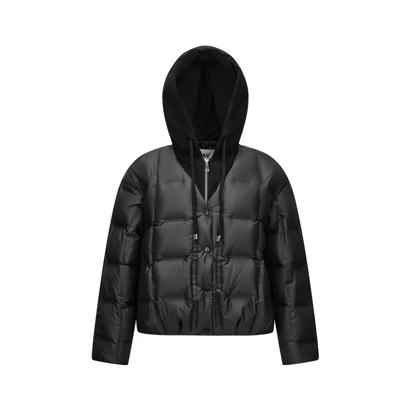 Semir Women Down Jacket 90 Percent Down Fill Layered Look Loose Fit Everyday Style 2026 Winter Cold Weather Outdoor Layer