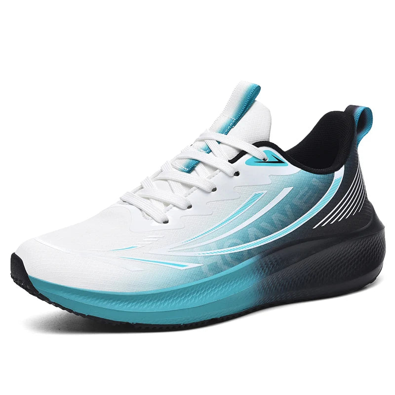 Men's plus-size high-quality racing running shoes Four Season lightweight breathable casual sports shoes Students speed sneakers