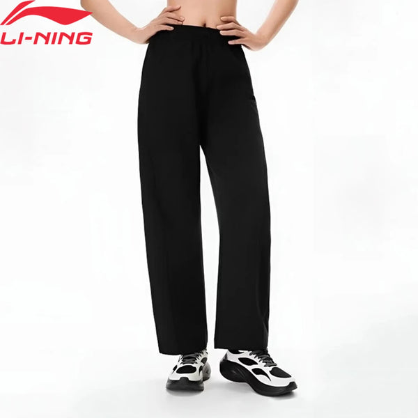 ខោហាត់ប្រាណ Li-Ning សម្រាប់នារី LN BASE DRY & LN COOL ចង្កេះអាចលៃតម្រូវបាន មានខ្យល់ចេញចូល ខោហាត់ប្រាណ LiNing AKLW346