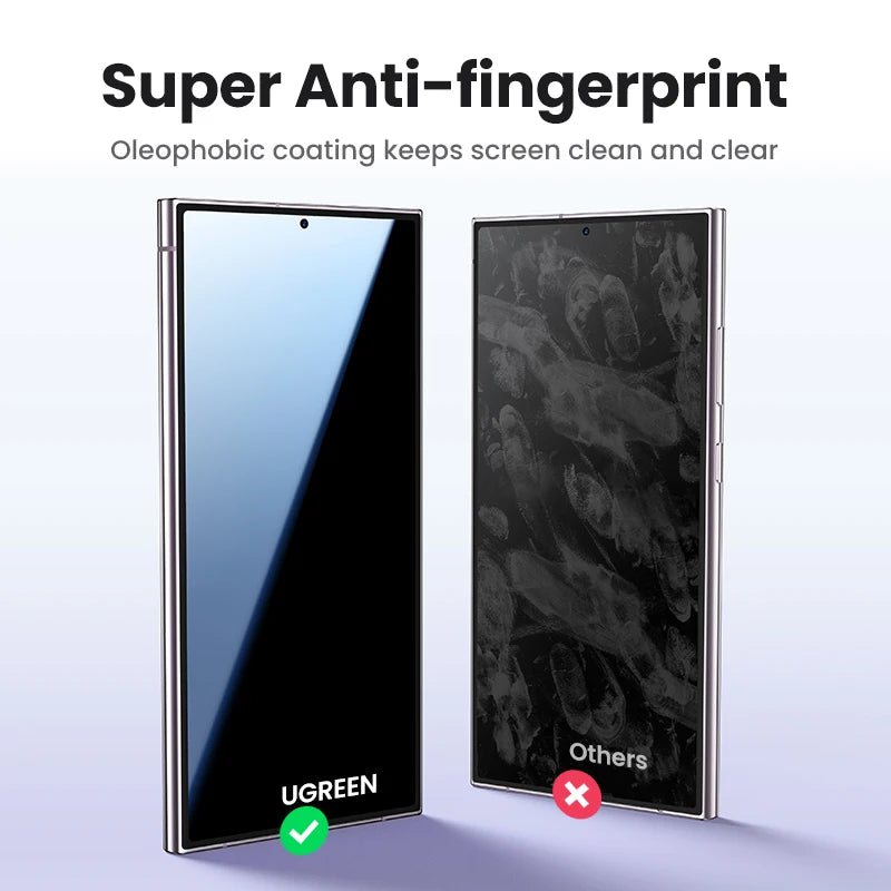 UGREEN for Samsung Galaxy S24 Ultra Glass Screen Protector Film for Samsung S24 S25 Ultra Protective Film HD Protectors
