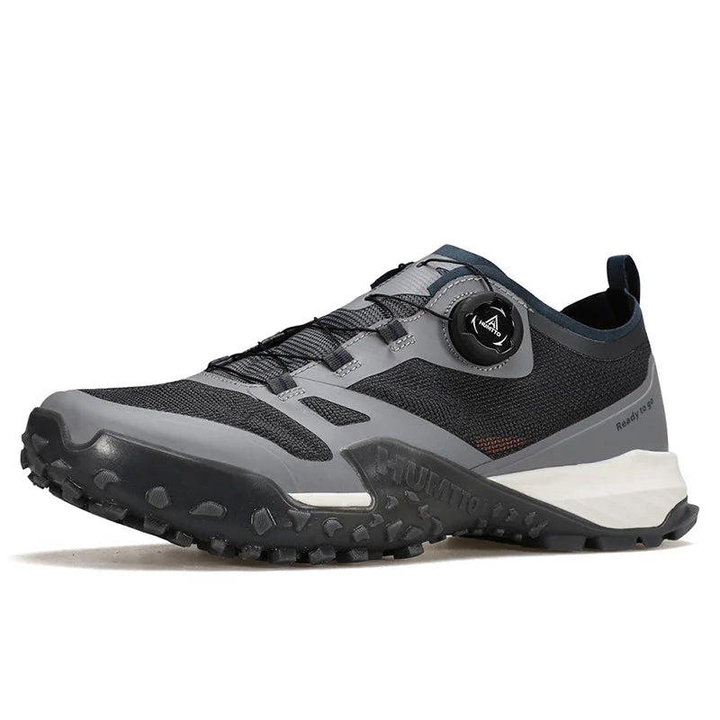 HUMTTO Hiking Shoes Summer Camping Men's Sports Shoes for Men Breathable Trekking Boots Man 2025 Leather Outdoor Safety Sneakers