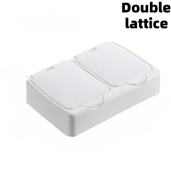1pc Desktop Storage Box with Mini Lid and Pop-up Window,Swab,toothpick,Cosmetics,rubber bands,Student Miscellaneous Sorting Box