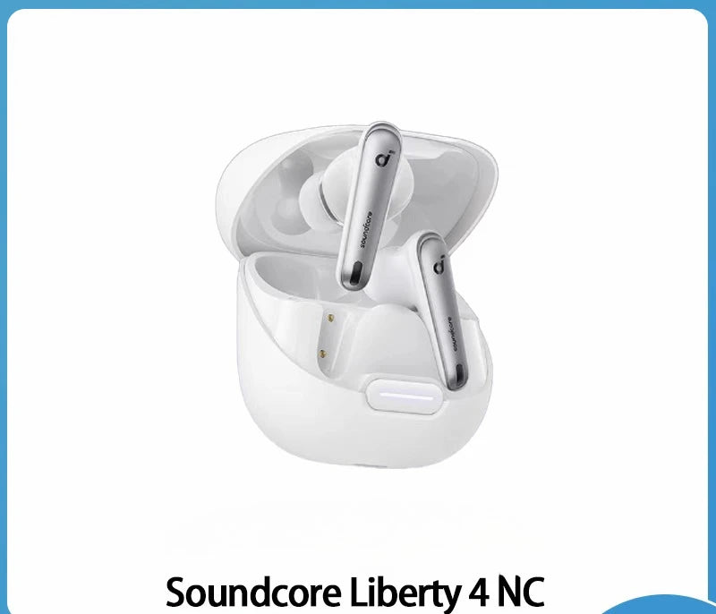 កាសស្តាប់ត្រចៀកឥតខ្សែ Soundcore Liberty 4 NC កាសស្តាប់ត្រចៀកកាត់បន្ថយសំឡេងរំខាន Cabin 985 អាយុកាលថ្មយូរ ប៊្លូធូសកាត់បន្ថយសំឡេងរំខានសកម្ម