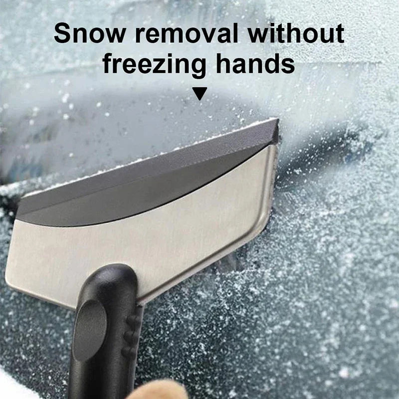 SEAMETAL 1/2pcs Car Snow Shovel Multifunctional Windshield Defrosting Ice Scraper Tool Glass Snow Remover Winter Car Accessories