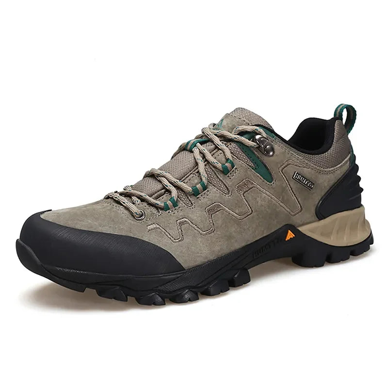 HUMTTO Trekking Boots for Men Breathable Camping Men's Sports Shoes Winter Hiking Shoes Outdoor Leather Designer Sneakers Man