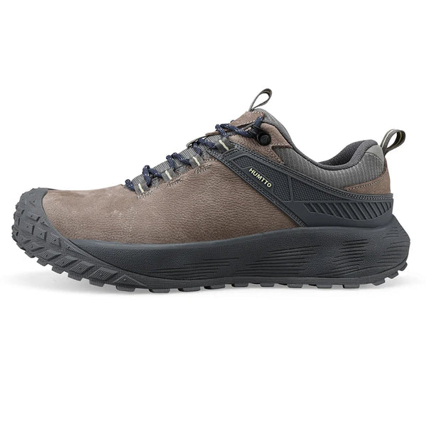 HUMTTO Genuine Leather Hiking Shoes Man Luxury Designer Trekking Shoes for Men Breathable Non-slip Outdoor Winter Men's Sneakers