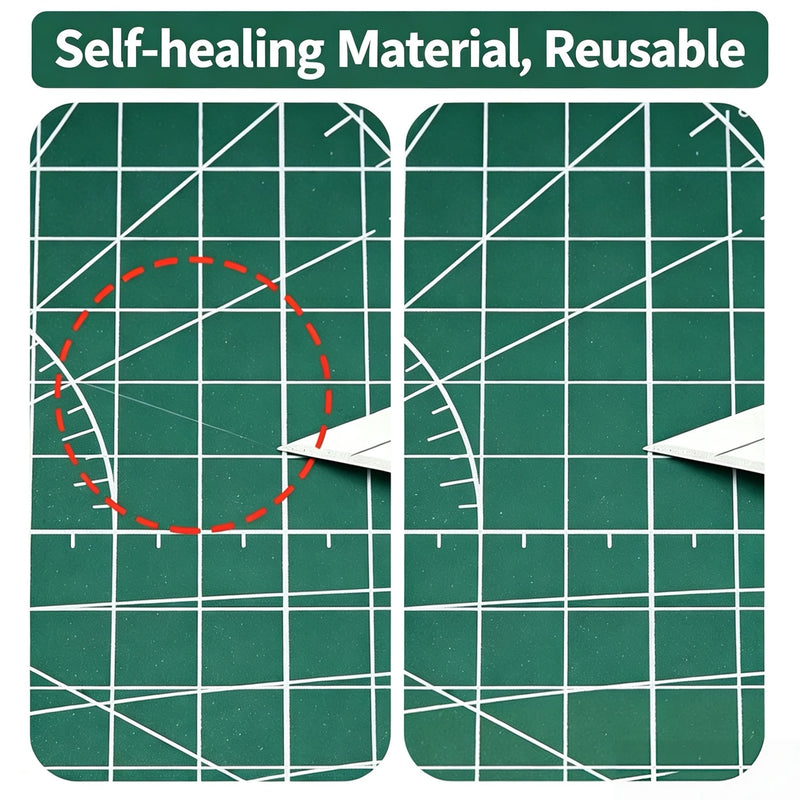 A3 A4 A5 PVC Cutting Mat Workbench Patchwork Cut Pad Sewing Manual DIY Knife Engraving Leather Cutting Board Side Underlay
