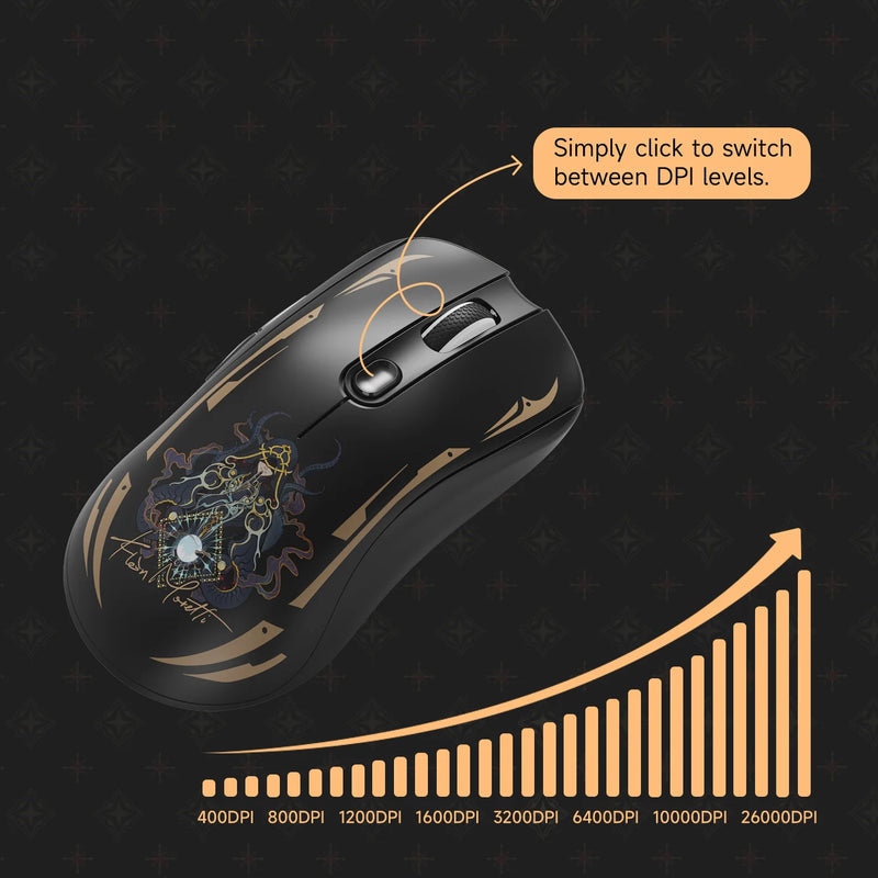 Akko AG ONE 8K E-Sports Gaming Mouse PAW3395 Sensor USB Type-C /Nearlink&Bluetooth Wireless Lightweight Ergonomic Custom Mouse
