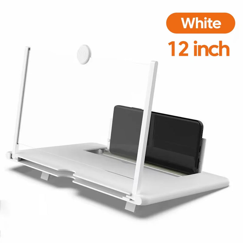 12Inch Cell Phone Screen Amplifier Mobile Phone Holder Mobile Phone HD Portable Phone Screen Video Magnifier Stand Bracket