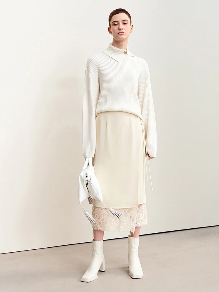 សំពត់ Amii Minimalism 2024 សម្រាប់ស្ត្រី រដូវស្លឹកឈើជ្រុះថ្មី ឆើតឆាយ សំពត់សម្រាប់ធ្វើដំណើរ សំពត់ខ្សែរចរ សំពត់នារីទាន់សម័យ 12443012
