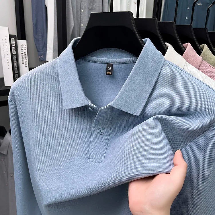 Premium Cotton Polo Shirt - Bright Yellow Green (17 Colors Available) | 260g Mercerized Pima Cotton | Classic Essential Style