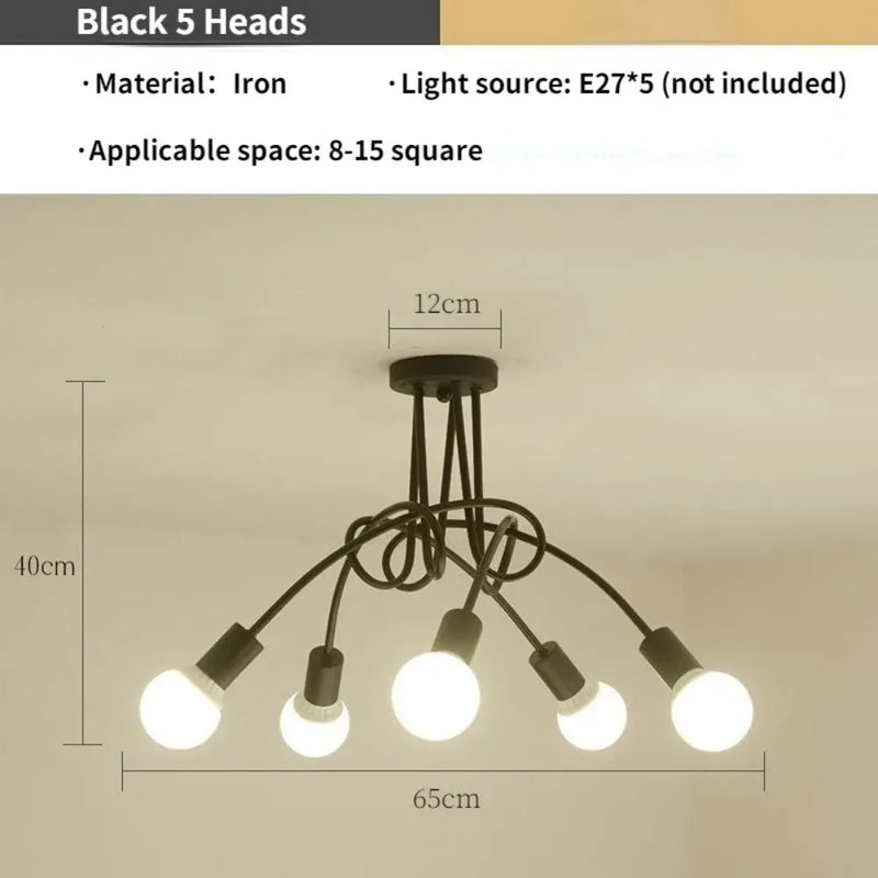 LED Ceiling Chandelier E27 Living Room Bedroom Chandelier light Restaurant Decor Chandeliers kitchen Indoor Lighting Fixtures