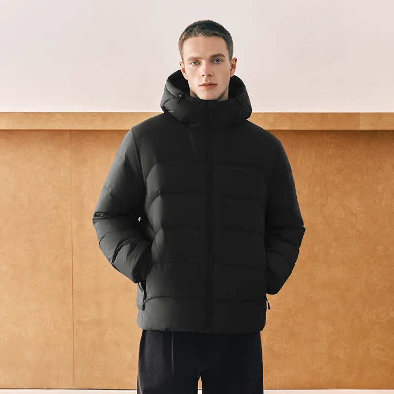 Semir Men Down Jacket Water Repellent 90 Percent Down Fill 2026 Winter Cold Weather Everyday Style Outdoor Layer