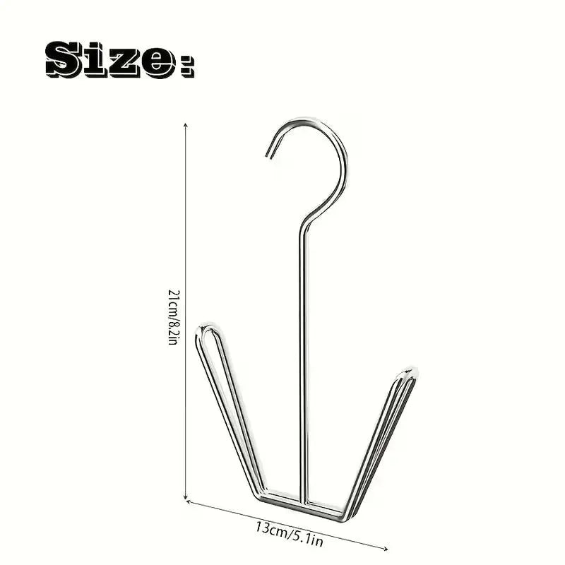 ធ្នើព្យួរស្បែកជើងដែកអ៊ីណុក 2/3 គ្រឿង - សន្សំសំចៃទំហំ សម្រាប់អាវធំ មួក ស្បែកជើងស៊ក ប្រើប្រាស់ក្នុង និងក្រៅផ្ទះ
