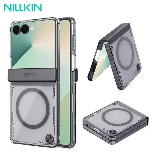 NILLKIN For Samsung Galaxy Z Flip 7 5G Folding Magsafe Case Anti Drop Shockproof Iceblade Back Cover For Samsung Z Flip 7 Cases