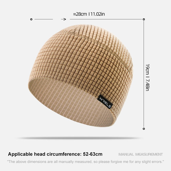 WRELS Autumn and Winter Outdoor Sports Windproof Warm Hat Cycling Skiing Running Inner Lining Cycling Cap Hat For Women Men