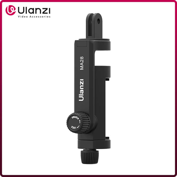 ជើងទ្រទូរស័ព្ទ Ulanzi MA28 ក្ដាប់សម្រាប់ថតបញ្ឈរផ្ដេកសម្រាប់កាមេរ៉ា GoPro Action Phone Vlog Shoot