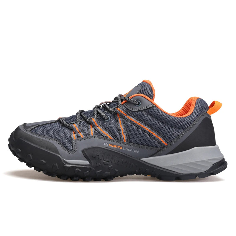 HUMTTO New Luxury Designer Climbing Trekking Sneakers for Men Breathable Outdoor Hiking Men's Sports Shoes Man Safety Work Boots