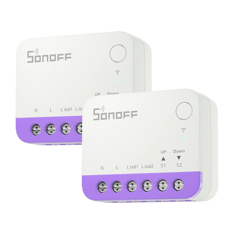 SONOFF MINI-RBS Smart Curtain Roller Shutter Switch Deviation Calibration Smart Scheduling and Exact Control via Matter ALexa