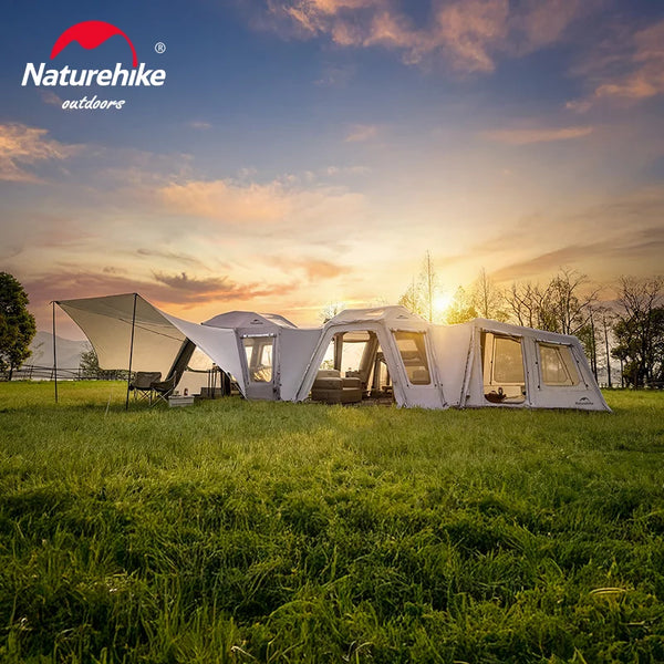 Naturehike Gen Air FL Oversized Air Tent Luxury Family Car Camping Travel Camping Supplies Transparent Sunroof Free Assembly Expandable Super Equipment Up to 50m Available Area