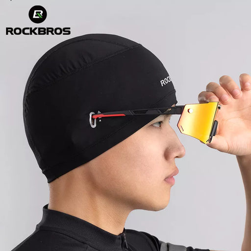 ROCKBROS Cycling Women Men's Cap Balaklava With Glasses Holes Anti-uv High Elasticity Breathable Reflective Bandana Cycling Hat