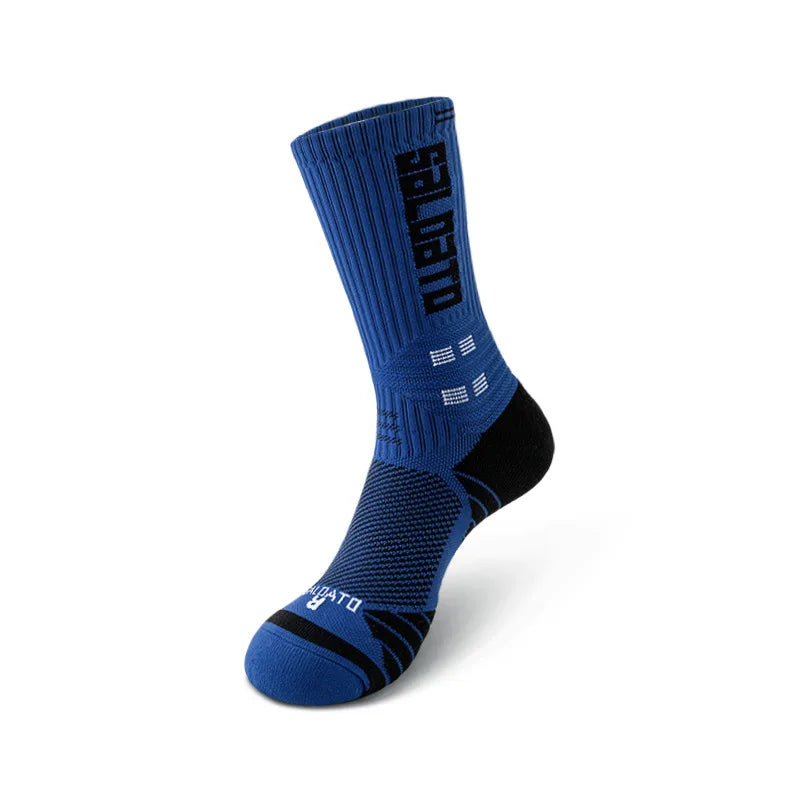 WRELS 1/2/3 Pairs Tennis Socks Anti-Odor Sports Socks Moisture-Wicking Arch Ankle Support Running Basketball Training Socks