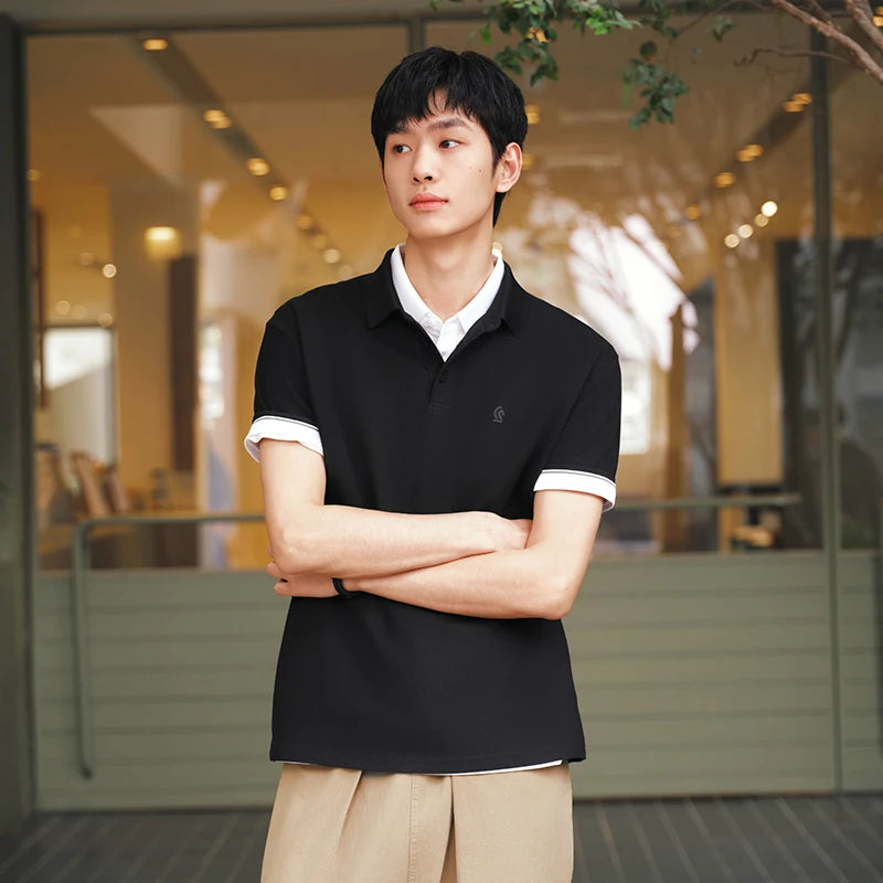 Semir Mens Polo 2026 Classic Lapel Knitted Moisture Wicking Quick Dry Cool Feeling Antibacterial