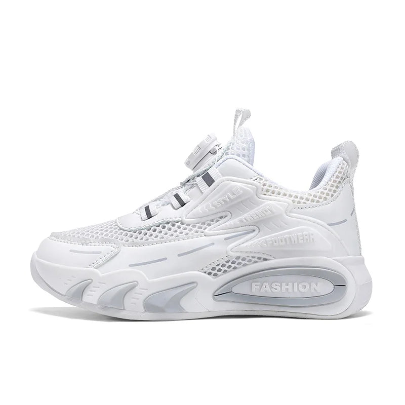Children Sports Shoes Trendy Mesh Breathable Light Soft Sole School Casual Comfortable Sports Shoes Outdoor Fitness Tennis Shoes