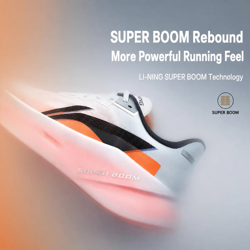 ស្បែកជើងរត់បុរស Li-Ning CHAOYING PRO Cushion BOOM FIBER ស្រាល ស្រួលដកដង្ហើម ស្បែកជើងកីឡាប្រចាំថ្ងៃ LiNing ARBW003