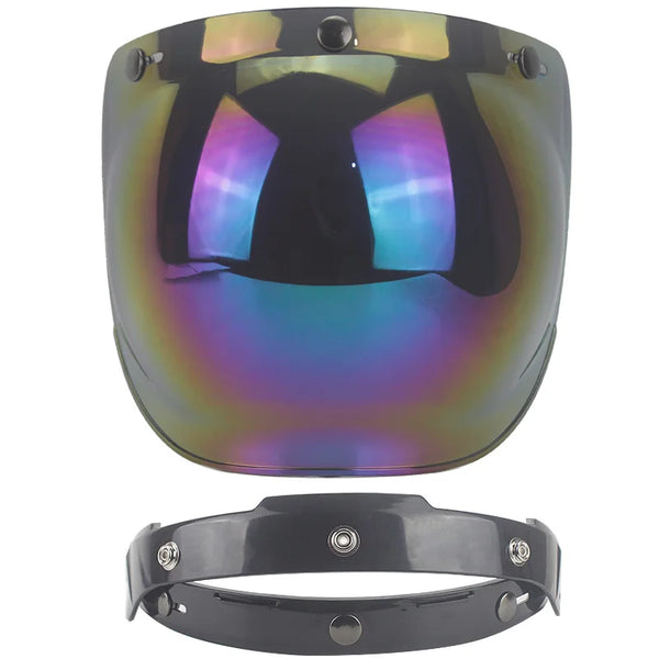 12 colors bubble visor high quality outdoor retro motorcycle helmet sun shield EVO  motorcycle helmet protective shield