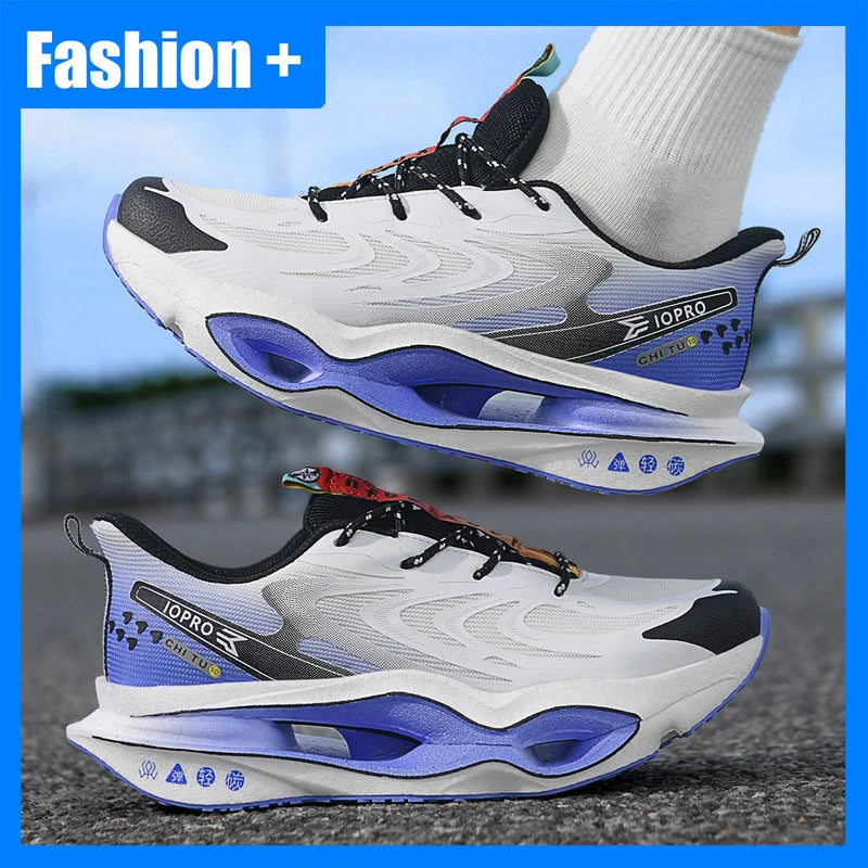 Unisex Sports Shoes Autumn Mesh Breathable Outdoor Running Shoes New Soft Soled Rebound Anti Slip Marathon Training Shoes