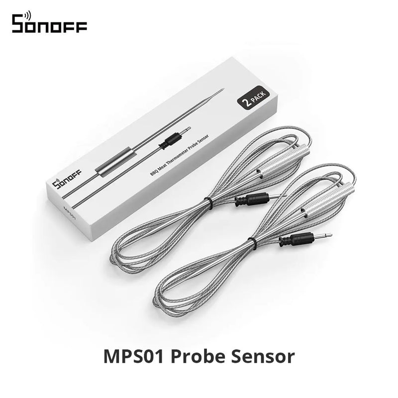 SONOFF BMT01 BBQ Meat Thermometer Remote Monitoring Temperature Alert Barbecue Cooking Oven Grill Probe Works with eWeLink APP