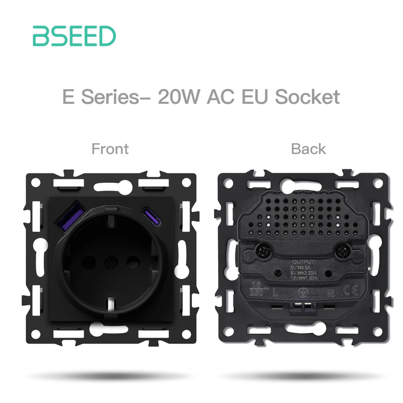 BSEED Smart WiFi Thermostat for Floor Heating/Boiler/Water Function Part Thermostat Controller Glass Panel Tuya APP Control