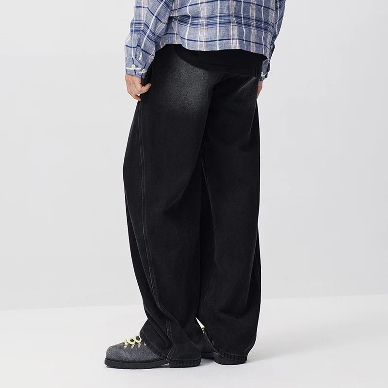 ខោខូវប៊យ Semir សម្រាប់បុរស រលុង ជើងកោង អាចស្លៀកបានច្រើនយ៉ាង រដូវរងាថ្មី ឆ្នាំ២០២៦ ស្លៀកប្រចាំថ្ងៃ ស្ទីលទីក្រុង ធម្មតា អាកាសធាតុត្រជាក់ ស្លៀកជាស្រទាប់ៗ
