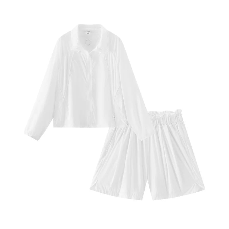 Semir Women Set Sun Protection Two Piece Summer 2026 Lightweight Casual Outdoor Style Fashion Outfit Matching Suit