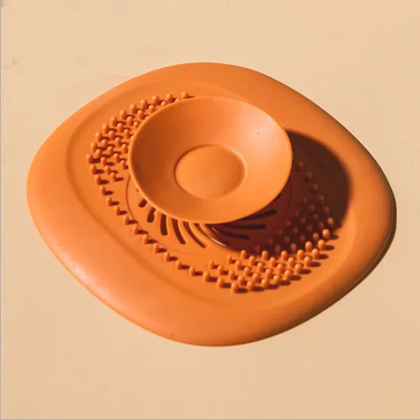 1/2pcs Press‑type floor drain cover Sink Stopper - Keep Kitchen and Bathroom Drains Clean Without Clogs, Kitchen Utensils.