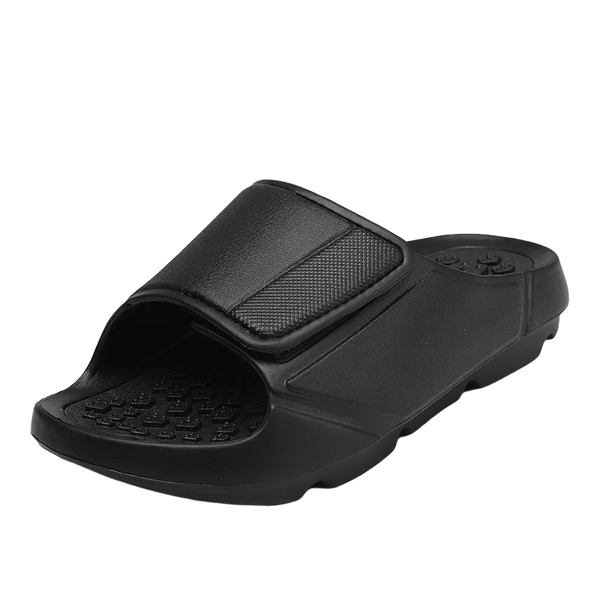 Mens Foot Massage Slippers Comfort Footbed Slide Slipper Hook & Loop Open Shoes Slides Indoor Outdoor Beach Sandals High Quality