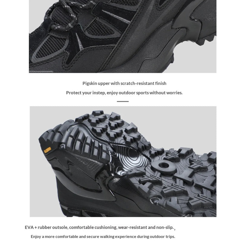 HUMTTO Outdoor Climbing Mountain Sports Shoe Trekking Shoes for Men Sneaker Breathable Walking Casual Sneakers Man Hiking Boots