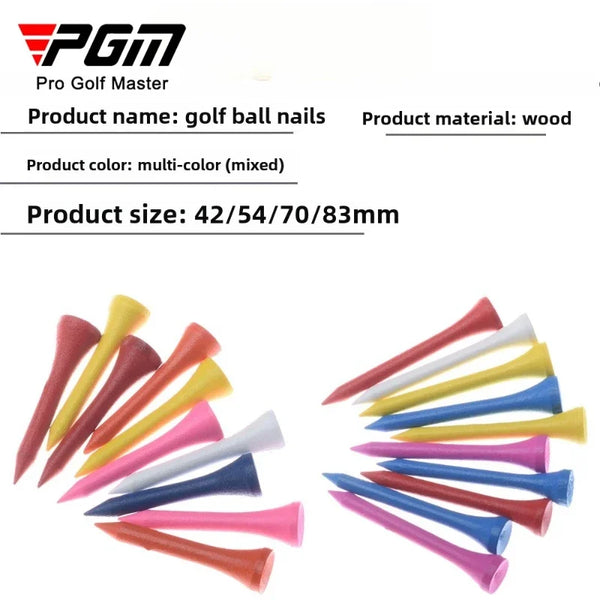 Golf Tees 50pcs random color Wooden Ball Seat JC054