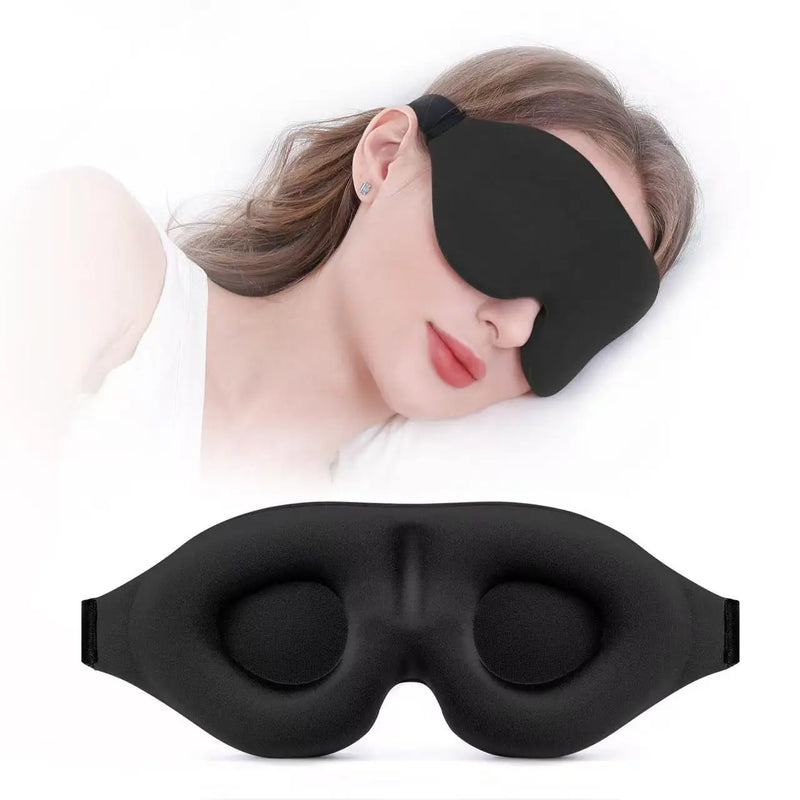 360° Full-Coverage 3D Eye Mask, Breathable, Non-Pressing, Suitable for Both Men and Women During Sleep