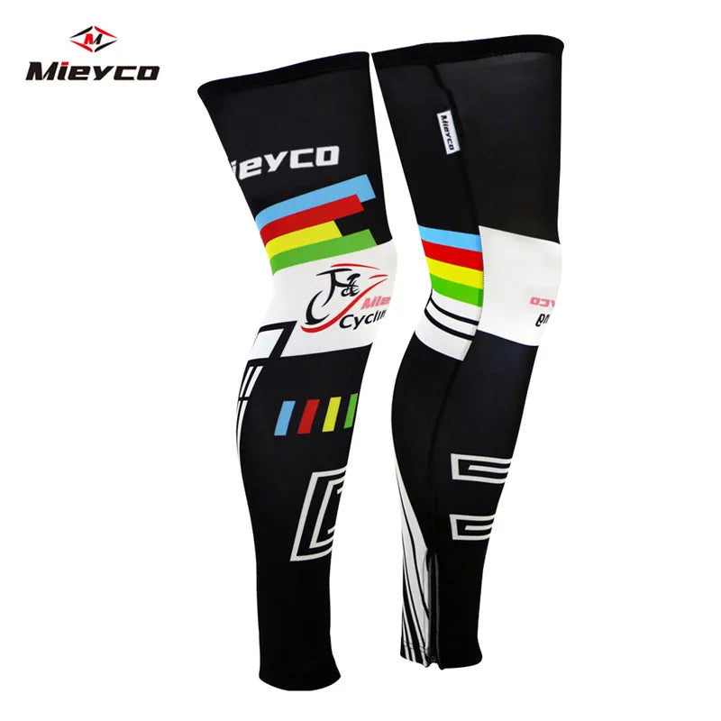 Mieyco Men Summer Ice Silk Leggings UV Sun Protection Leg Covers for Cycling Running Outdoor Sports Perneras Ciclismo Hombre
