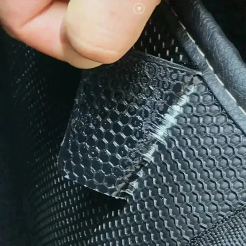 Double-Sided Adhesive Velcro Car Floor Mat Invisible Fixed Sticker Anti-Slip High Temperature Resistant Auto Interior Accessory