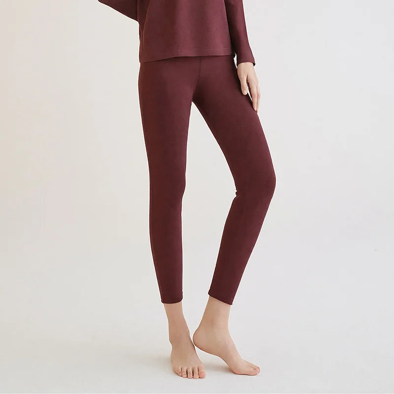 Semir Women Tshirt Brushed Fabric Crew Neck Long Sleeve Solid Color Everyday Style Urban Casual Style Soft Touch 2026 Spring