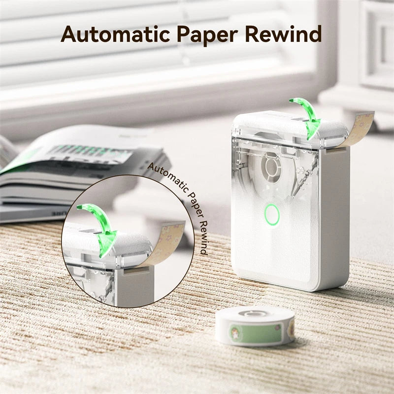 NIIMBOT D110 Thermal Label Printer Mini Portable Self-adhesive Label Maker With Tape for Home Similar to Dymo Labeling Machine