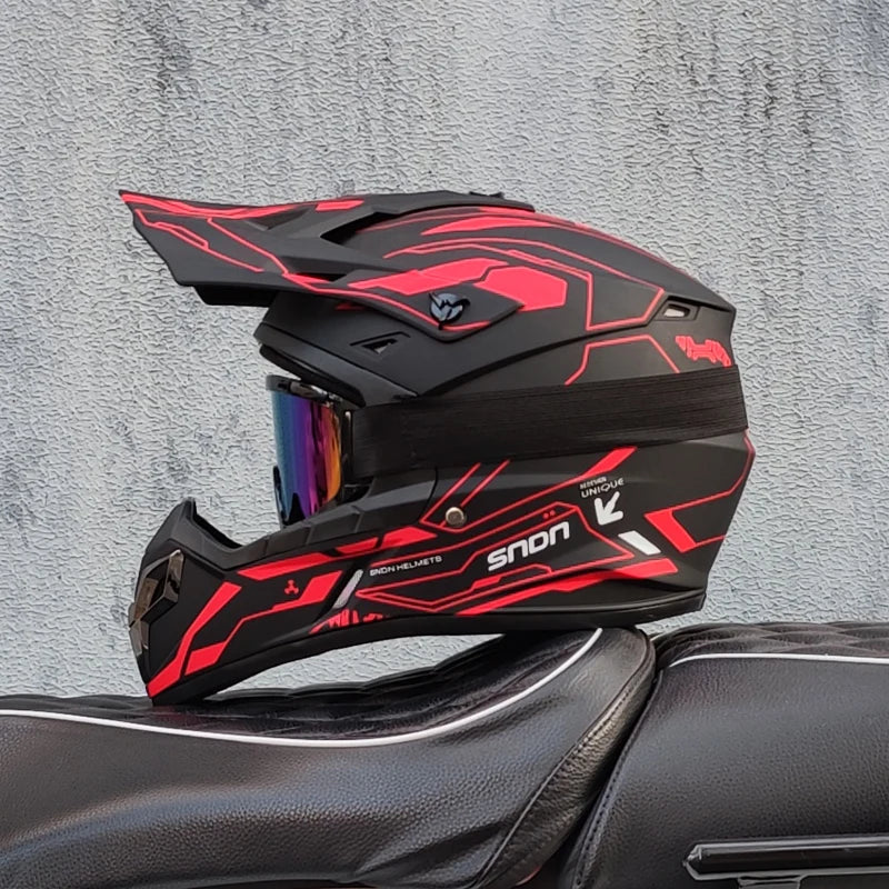 ORZ high-quality off-road motorcycle helmet Kask Cross Downhill Soporte Casco off-road helmet ATV downhill helmet