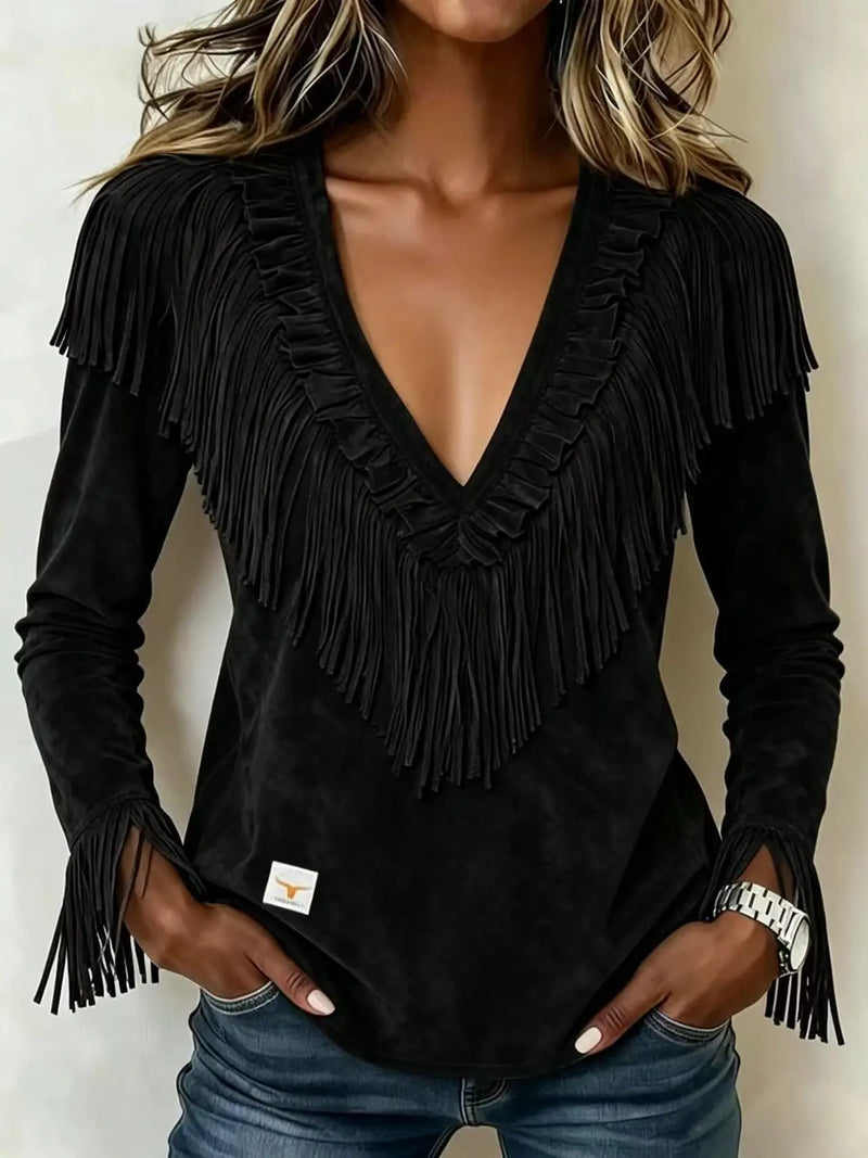 Women's Brown Long-sleeve Collared Shirt with A Slight Stretch, Made of Corduroy Fabric; Available in White or Gray.