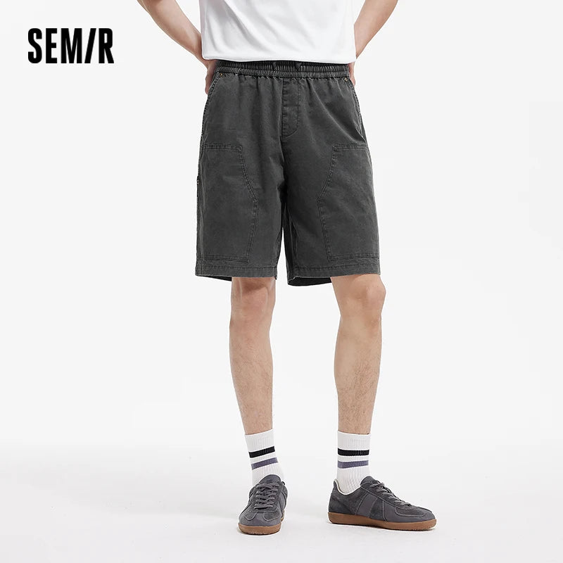 Semir Mens Shorts 2026 Outdoor Workwear Style Cool Feeling Antibacterial Loose Straight