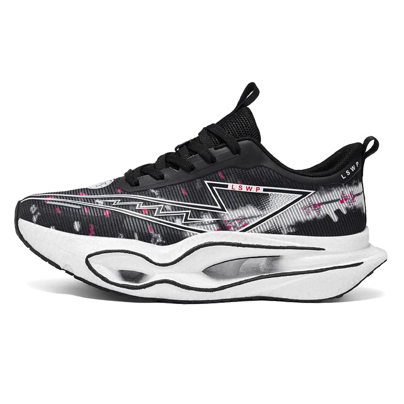 Unisex Sports Shoes Hollowed Out Soft Sole Cushioning Rebound Professional Running Shoes Student School Fitness Training Shoes