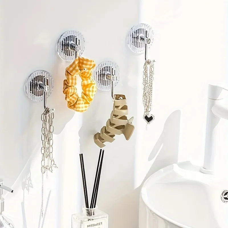3pcs Acrylic Wall Hooks,Light Luxury Towel Hooks,Easy to Install,Suitable for Bathrooms,Bedrooms,Kitchens,etc.Golden/Silvery