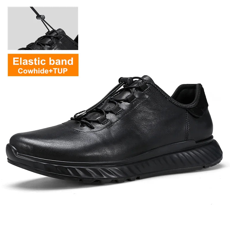 HUMTTO Running Shoes for Men Luxury Designer Trail Mens Sneakers Breathable Sport Mens Tennis Black Leather Casual Man Trainers
